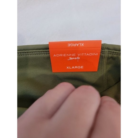 X-Large Green Leggings‎ Adrienne Vittadini 7/8 Ankle High Rise Waist Cozy Fleece - Picture 4 of 10